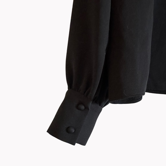 Aritzia Wilfred Trapeze Blouse - Tied Collar - Size M - Excellent Condition - Picture 8 of 11